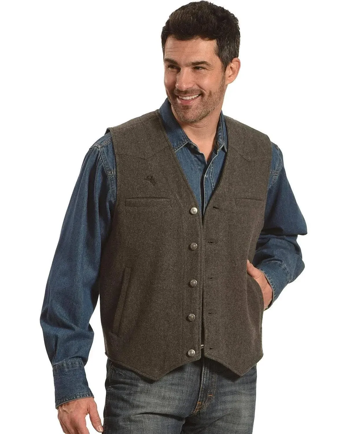 Wyoming Traders mens Wyoming Wool Vest