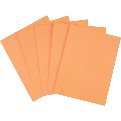 Neenah Astrobrights Color Paper, 8.5” x 11”, 24 lb/89 gsm, Cosmic Orange, 500 Sheets (22651)