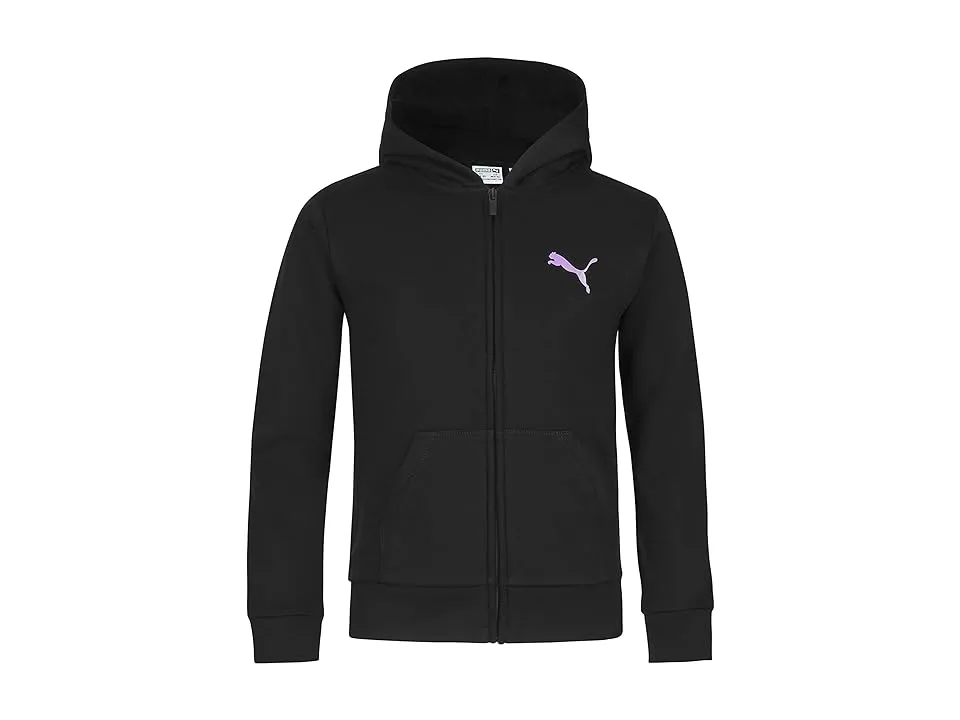 Puma Girls 7-16 Zip Up Hoodie Small / Black