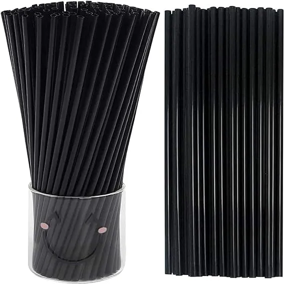 Tomnk 500pcs Straws Disposable, 10.3 Inches Plastic Straws, Plastic Drinking Straws for Tumblers and Ice Coffee