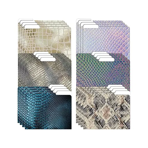 Better Office Snakeskin Heavyweight File Folders