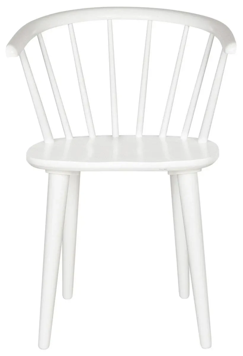 Safavieh Blanchard Curved Spindle Side Chair - Set of 2 White