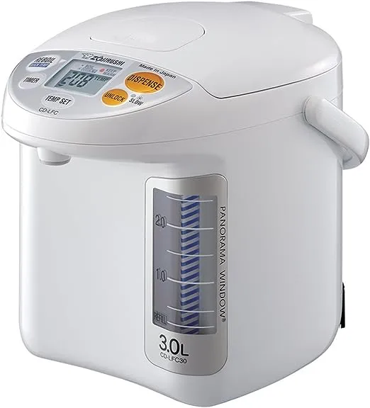 Zojirushi - Panorama Window Micom 5L Water Boiler & Warmer - White