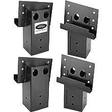 Mofeez Outdoor 4x4 Compound Angle Brackets for Deer Stand Hunting Blinds Shooting Shack (Set of 4)