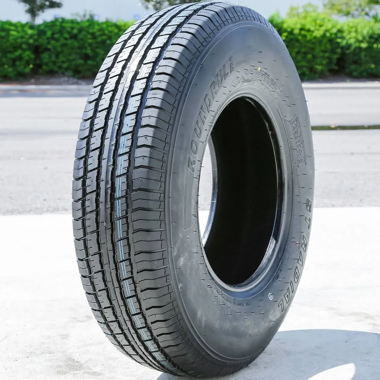 Tire Roundrule St Radial St 235/85R16 Load G 14 Ply Trailer, Black