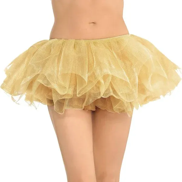 Orange Tulle Tutu For Adults - One Size Fits All (Pack Of 1) - Perfect For Parties & Performances