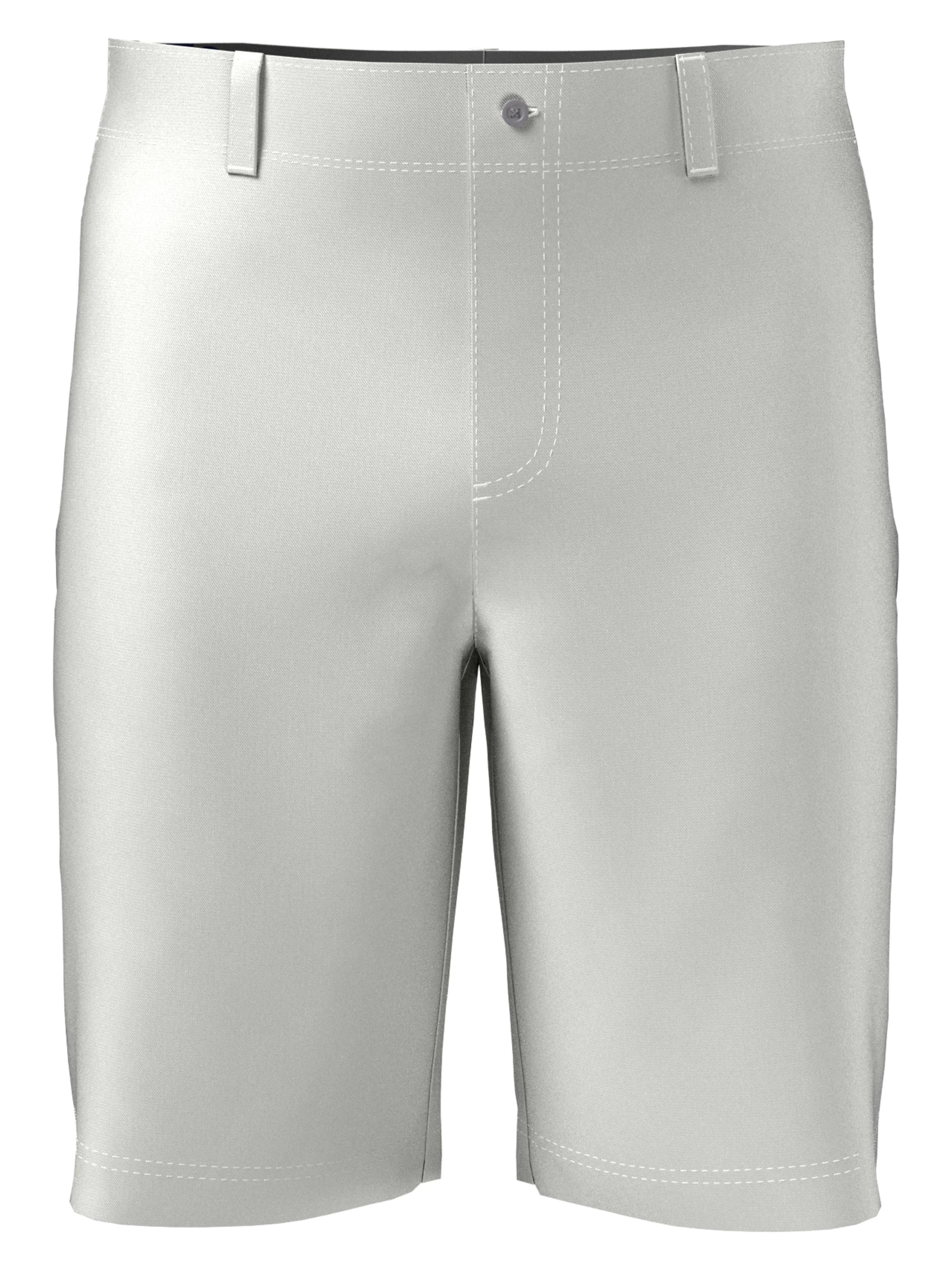 Pga Tour Big Boys Flat Front Solid Golf Shorts - Bright Whi - Size S (8)