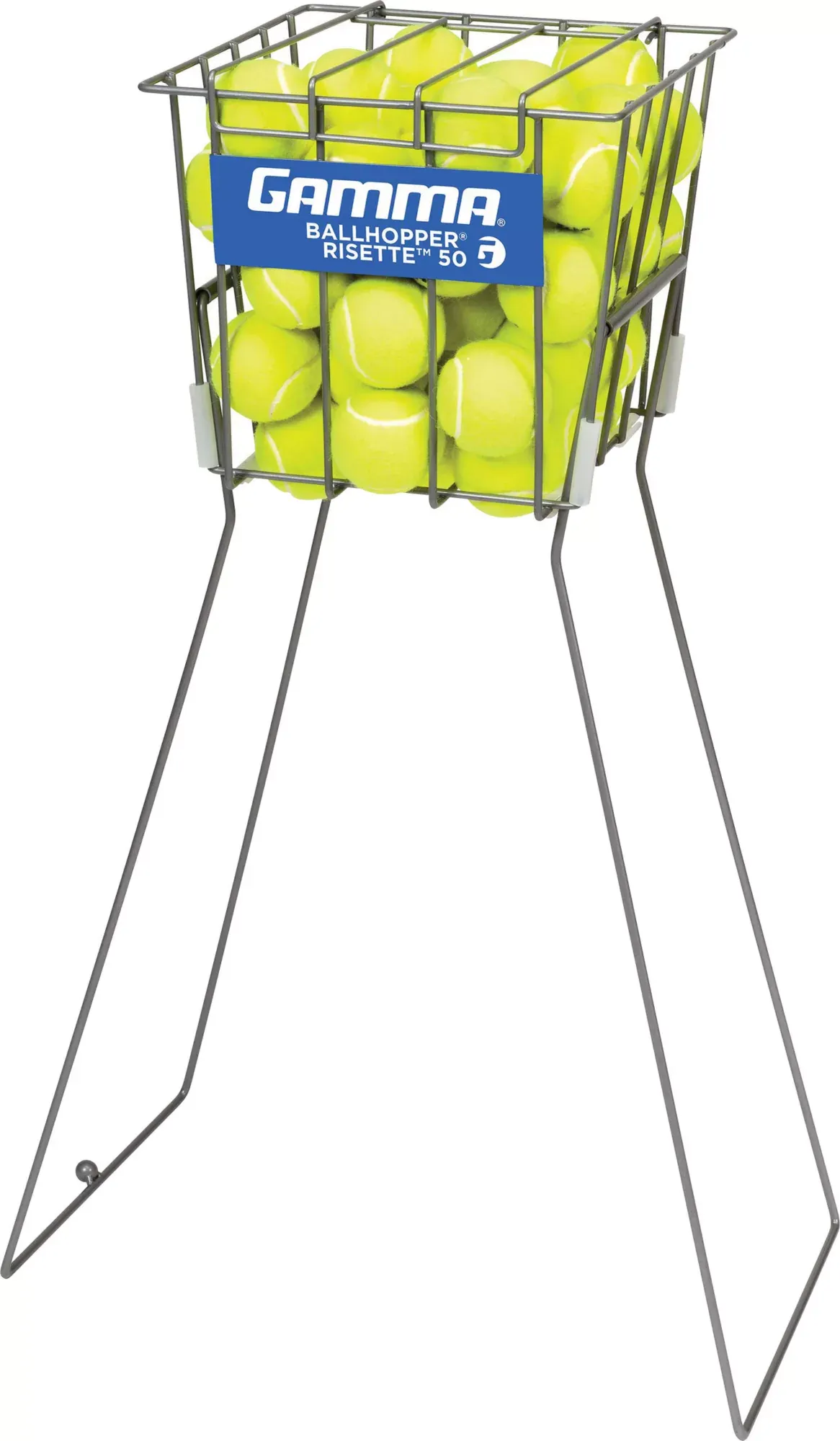 Gamma Sports Tennis Ballhoppers - Multiple Styles and Colors - Durable, Convenient, Heavy Duty Construction, for Easy Pickup, Carrying and Storage - 50 to 140 Tennis Ball Capacity