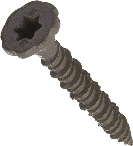 Rock On 23301 9 by 1-1/4" Serrated Head Star Drive Cement Board Screws (185 Pack)