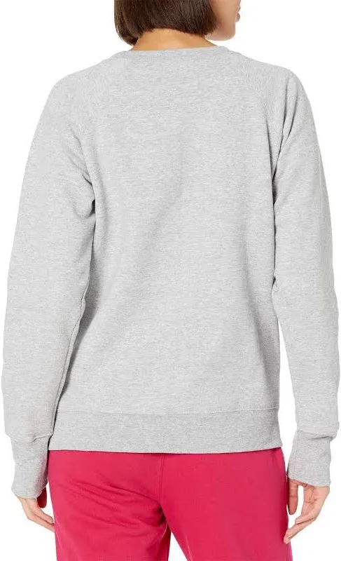 Champion Women's Sweatshirt, Powerblend, Crewneck for Women, Script (Plus Size Available)