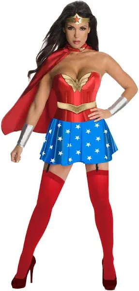 Rubie's womens Dc Comics Wonder Woman Corset Adult Size Costume, Red, X-Small USRubie's womens Dc Comics Wonder Woman Corset Adul…