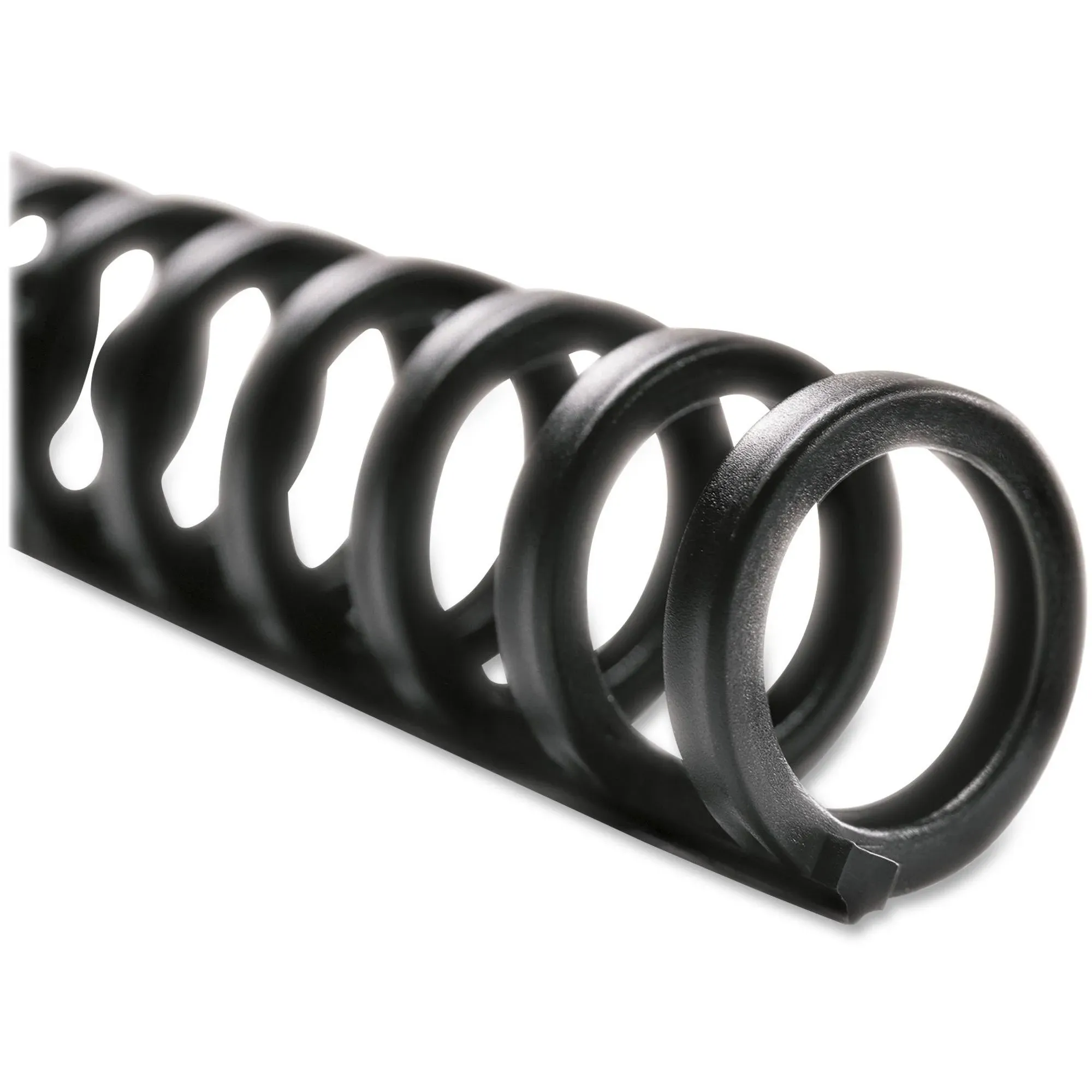 GBC Binding Spines / Spirals / Coils, 5/16" Diameter, 45 Sheet Capacity, ProClick, Black, 25 Pack (2515662)