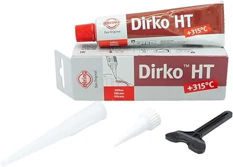 Elring Dirko HT sealant Red to 315 ° degree 70ml Silicone Engine Sump Gearbox