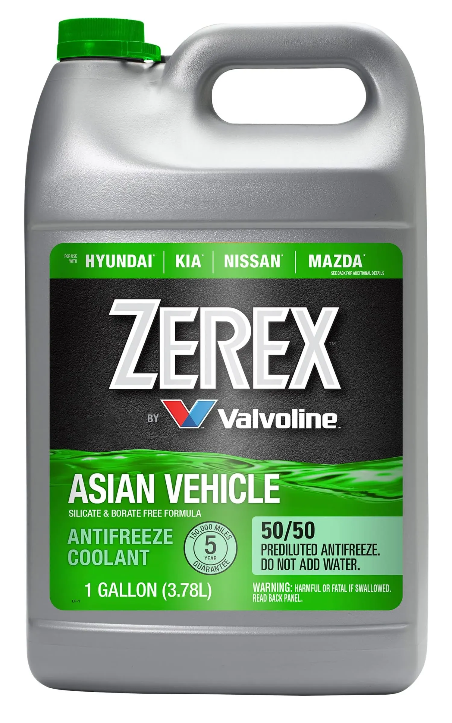 Zerex Asian Vehicle Green Antifreeze Coolant