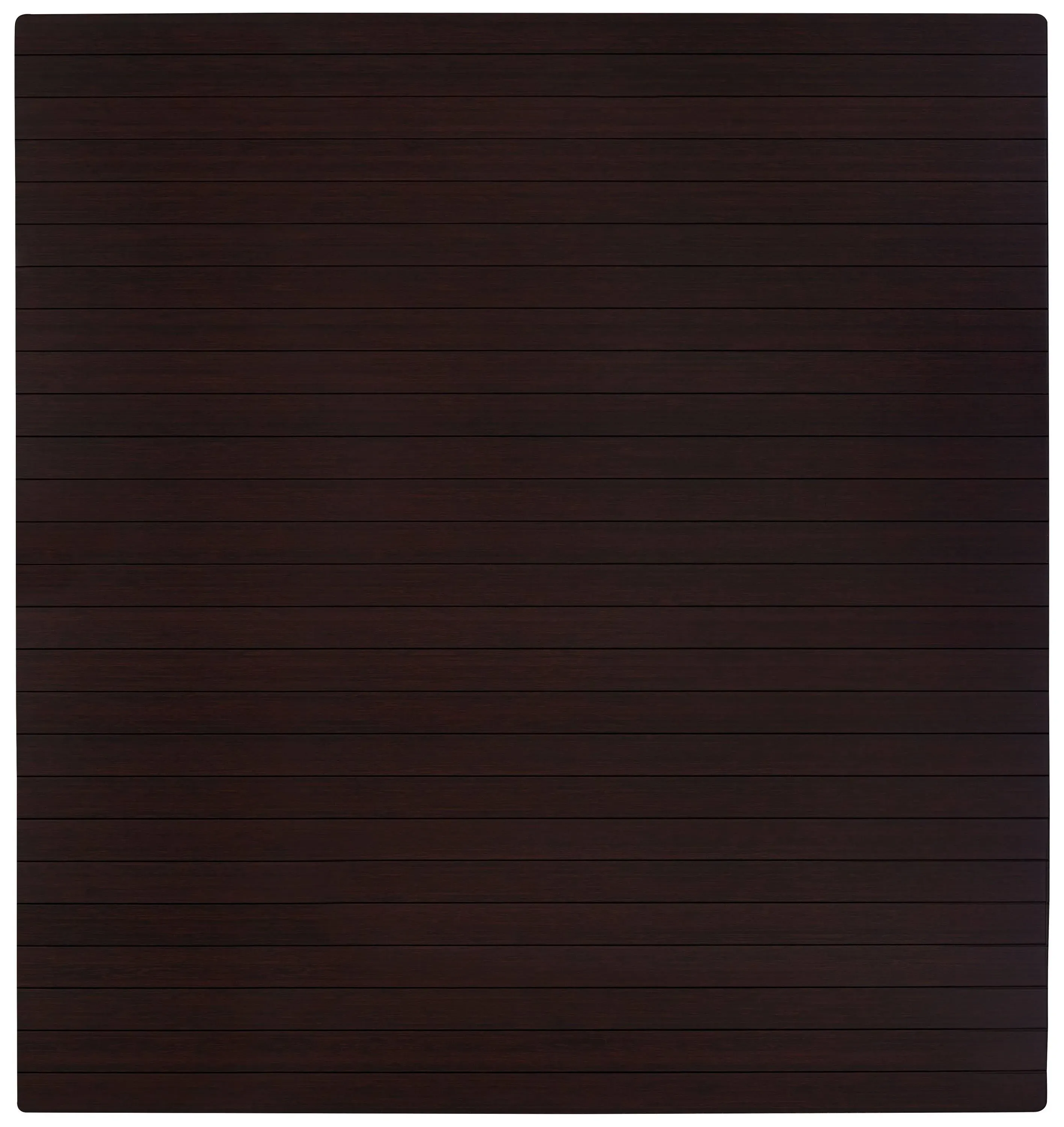 Anji Mountain Standard Bamboo Roll-Up Chairmat, Rectangular, 48"x52", Dark Cherry