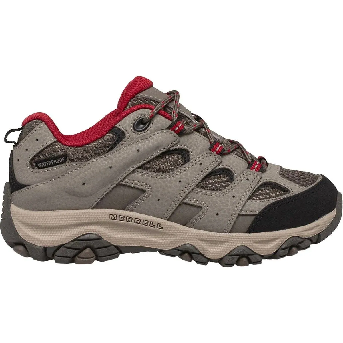 "MERRELL Kids' Moab 3 Low Lace Waterproof Hiking Shoes"