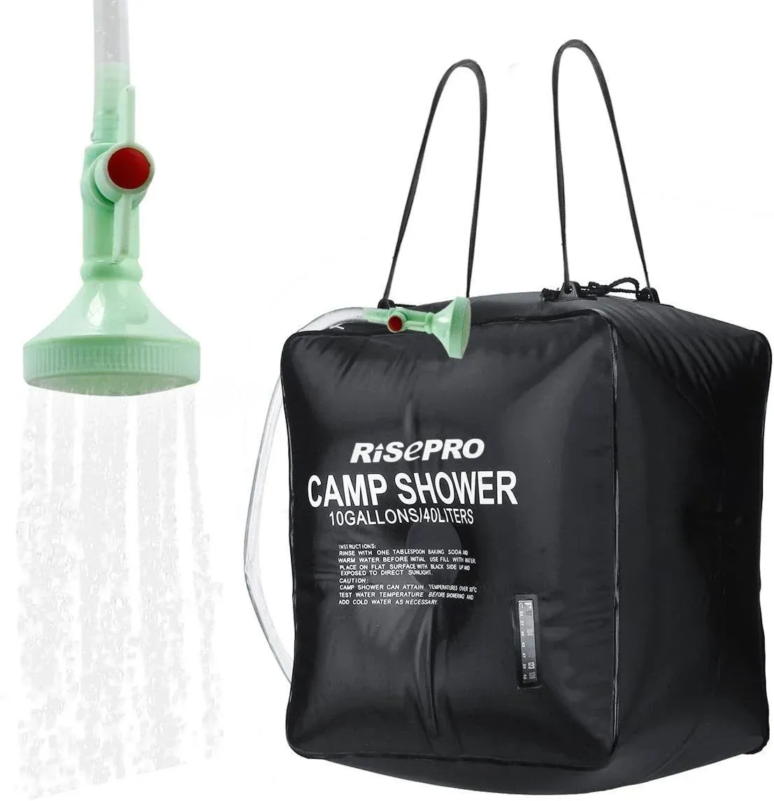 RISEPRO 10 Gallon/40L Solar Shower Bag