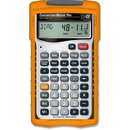 Calculated Industries 4065 Construction Master Pro Calculator