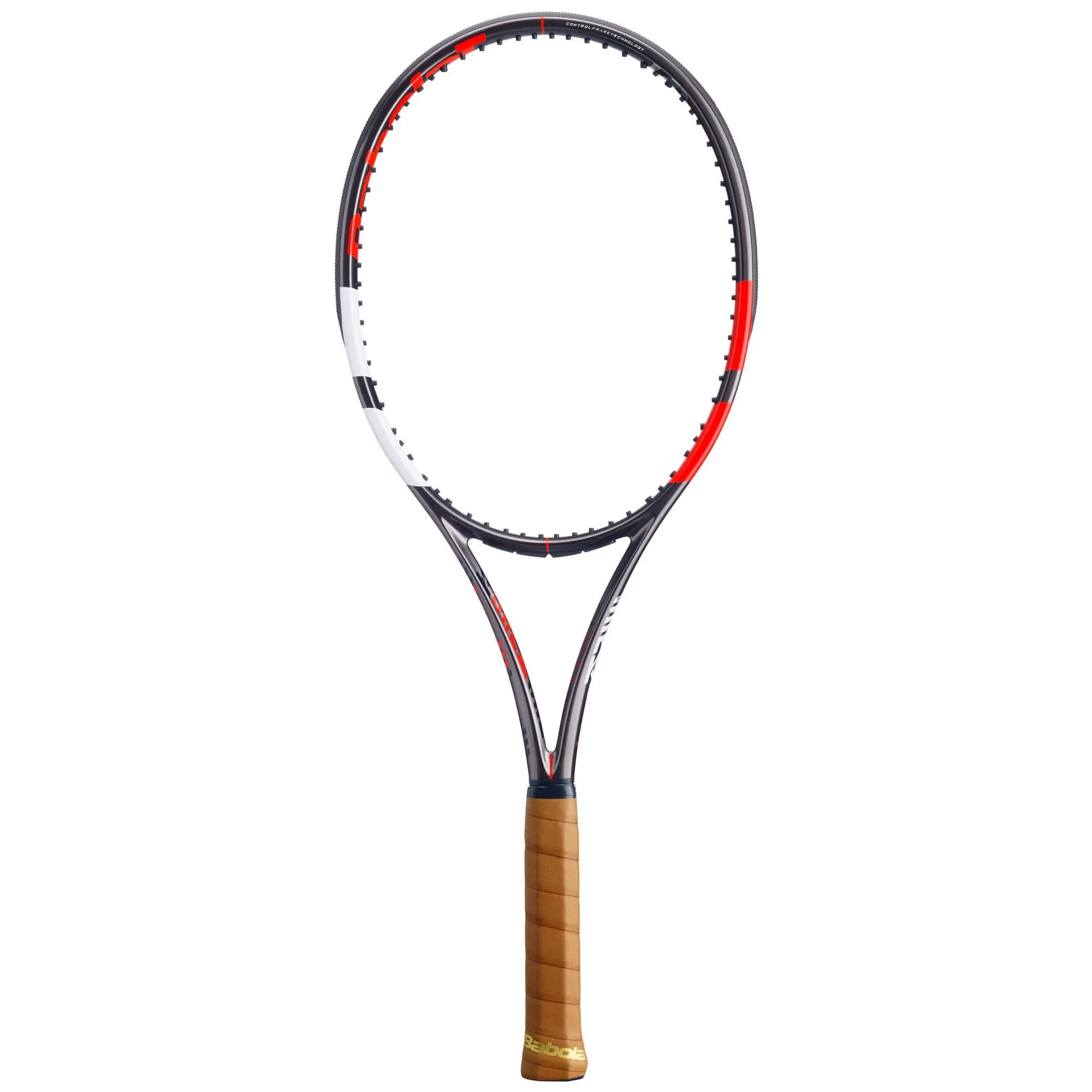 Babolat Pure Strike VS Tennis Racquet - Strung with 16g White Babolat Syn Gut at Mid-Range Tension