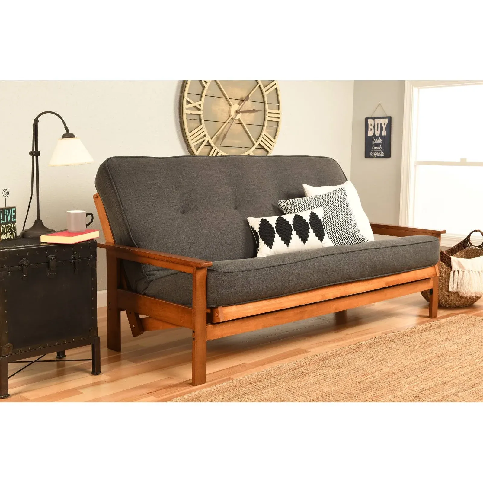 Kodiak Phoenix Barbados Futon Frame Mattress & Storage Drawers