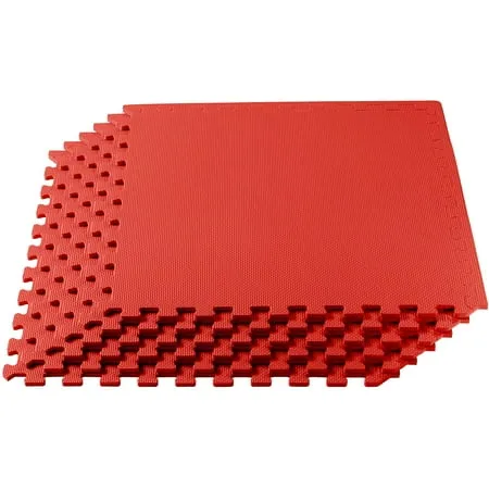 We Sell Mats 1/2 Inch Thickness Multipurpose EVA Foam Floor Tiles, Interlocking Floor Mat for Indoor Gym and Home Use