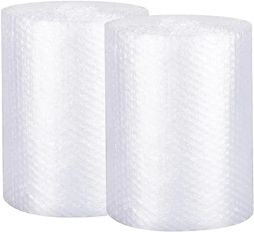 packbabol Bubble Cushioning Wrap Rolls 2-Pack, 12 Inch x 72 Feet 3/16 Air Bubble