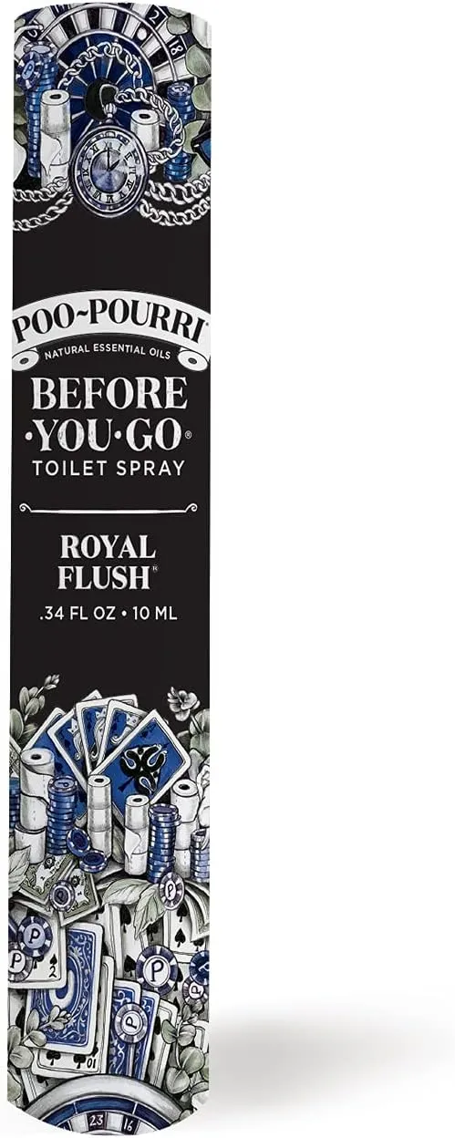 Poo Pourri Before-You-Go Toilet Spray, Royal Flush - 0.34 fl oz
