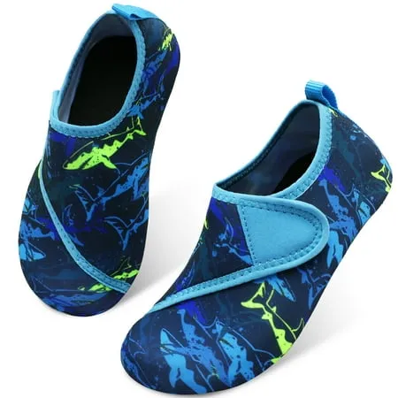 Barerun Kids Water Shoes Girls Boys Outdoor Quick Dry Barefoot Aqua Socks for Sport Beach Swim Surf Navy 2.5-3.5 Little Kid