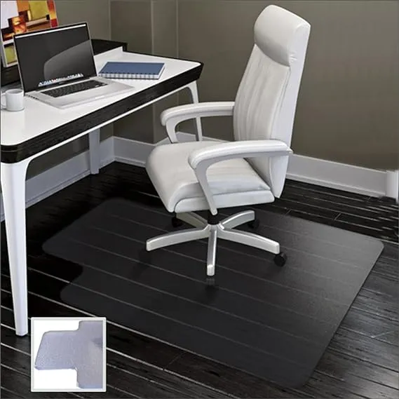 SHAREWIN Office Chair Mat for Hardwood Floors - 36"x47" Desk Chair Mats Home Floor Protector Heavy Duty - Easy Clean