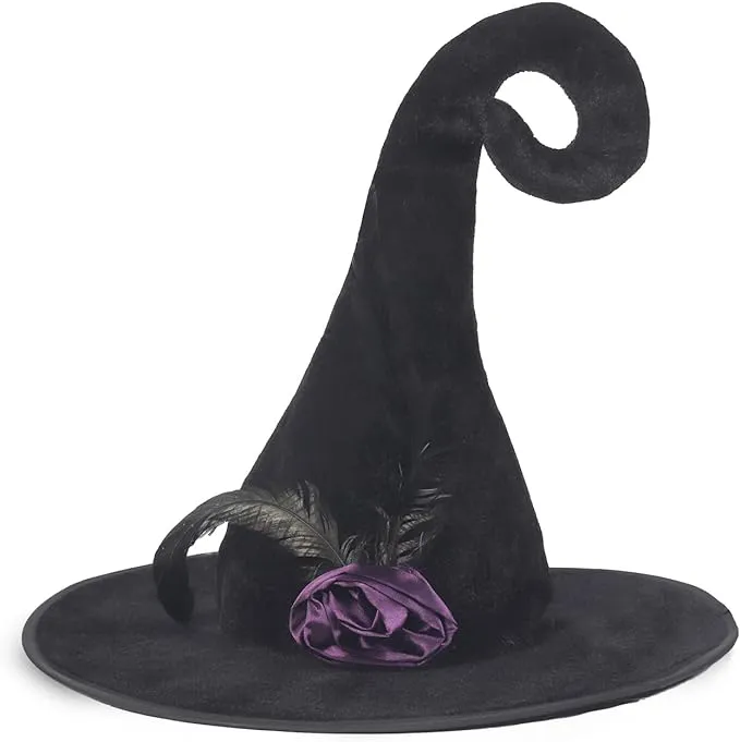 Skeleteen Women's Deluxe Pointed Witch Hat