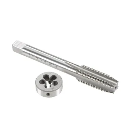 1/2 -12 NUS Tap and Die Set HSS Machine Thread Tap with Round Threading Die Right Hand