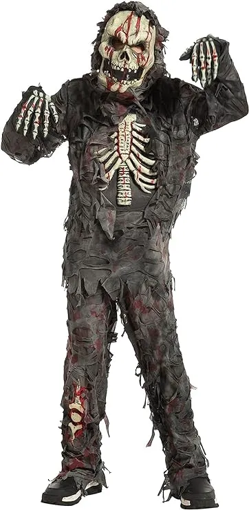 Spooktacular Creations Zombie Costume for Kids, Scary Halloween Costume for Boys, Zombie Costume for Halloween Dress Up