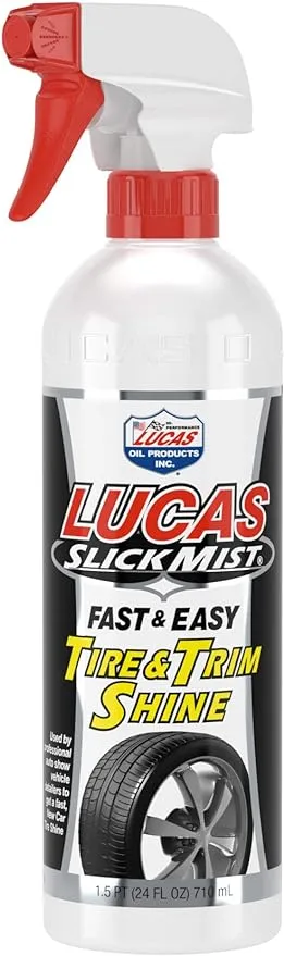 Lucas Oil 10513 Slick Mist Tire and Trim Shine - 24 Ounce