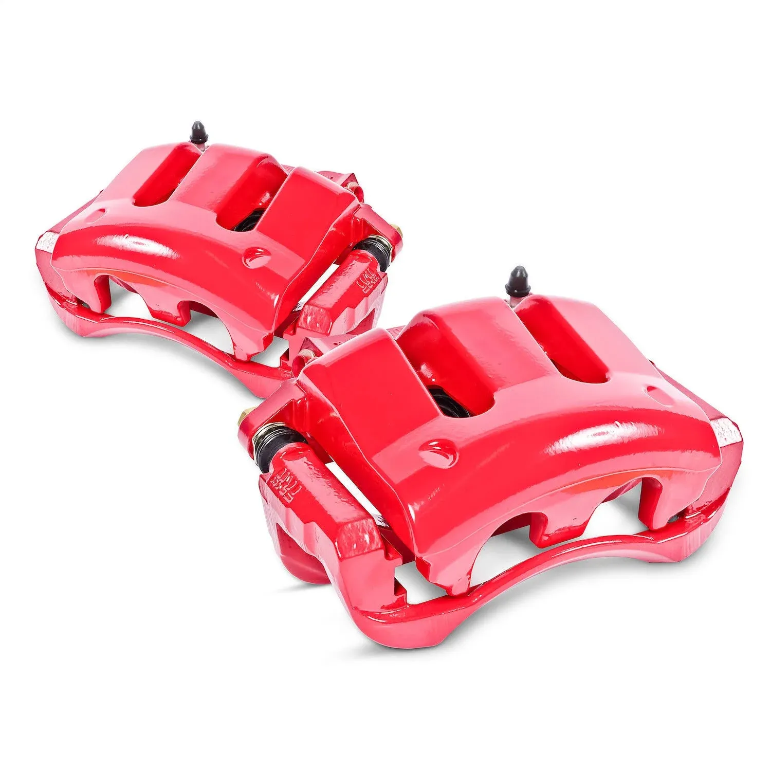 Power Stop S6038 Red Powder-Coated Performance Calipers -Front