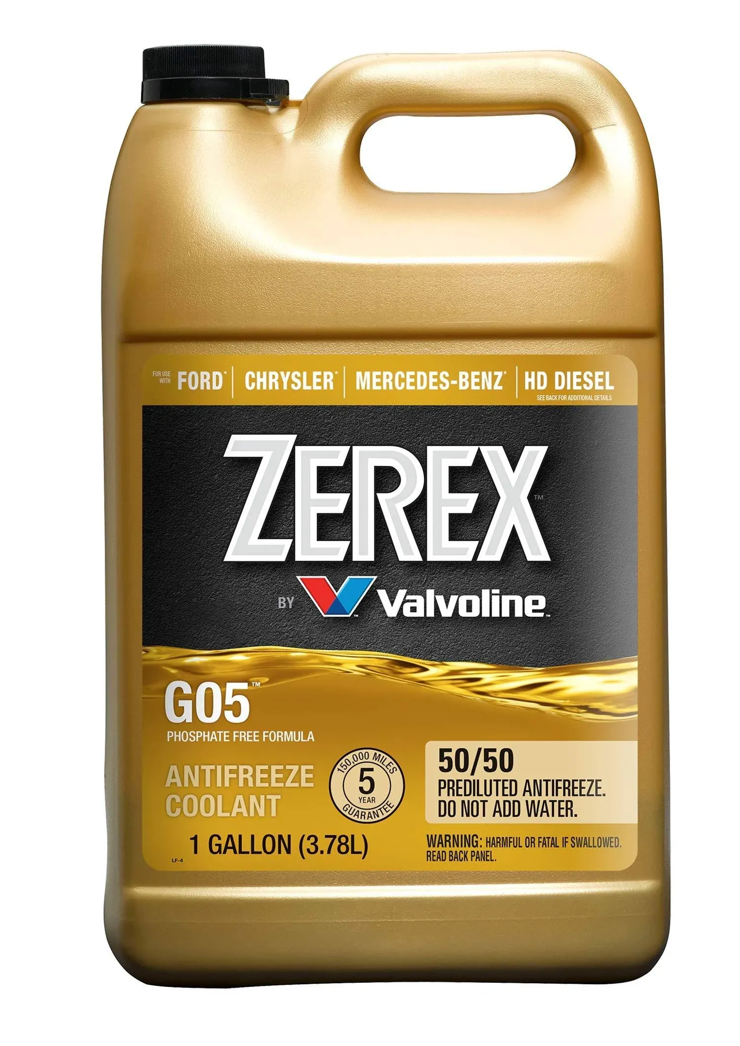 Zerex G-05 Antifreeze Coolant Ready to Use 1gal ZXG05RU1