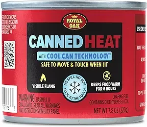 Canned Heat 12 Pack 6 Hour Fuel - Easy Open - Resealable - Multipurpose