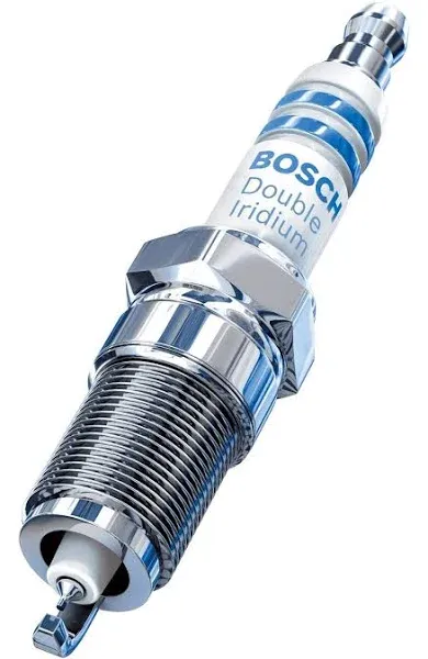 Bosch 9697 Double Iridium Spark Plug, Up to 4X Longer Life (Pack of 4) - AUTOMOT