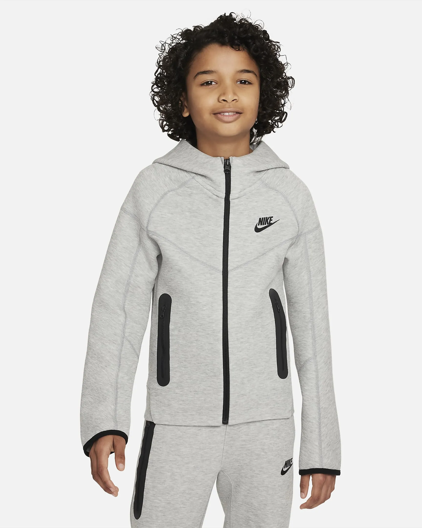 Nike Sportswear Tech Fleece Hoodie met rits voor jongens