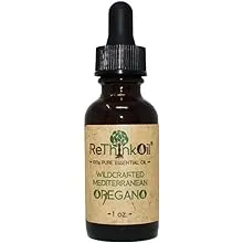 1 oz Oregano - 100% Pure Essential Oil - Food Grade - Wild Mediterranean Oil - GC-MS Tested for Purity (Analysis Attached as Photo) - Non-Standardized, Endemic, Undiluted Oil