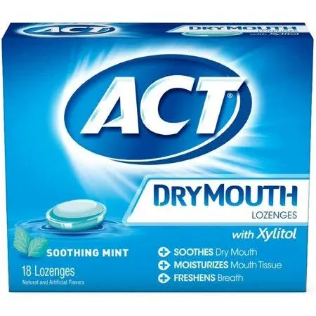 Act Dry Mouth Lozenges Mint