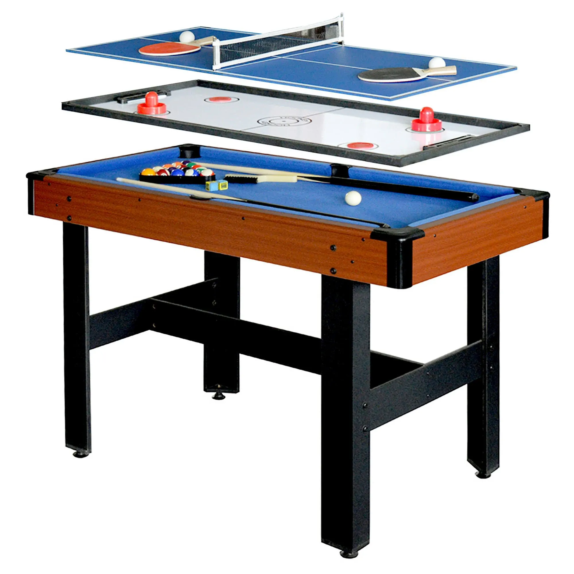 Hathaway Triad 3-in-1 48-in Multi Game Table