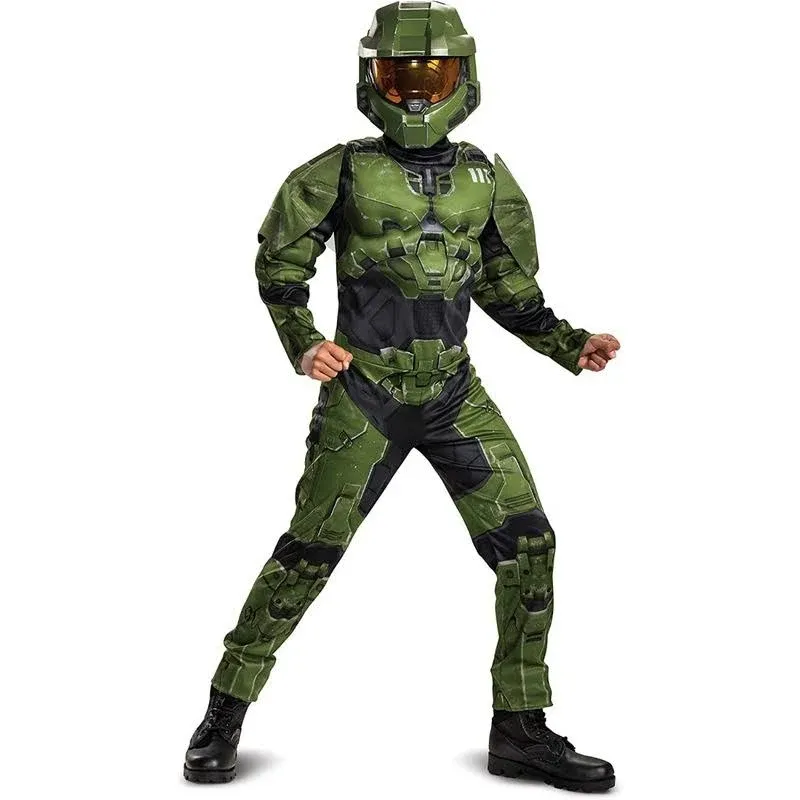 Disguise Halo Master Chief Infinite Deluxe Exclusive Halloween Costume | M (8-10)