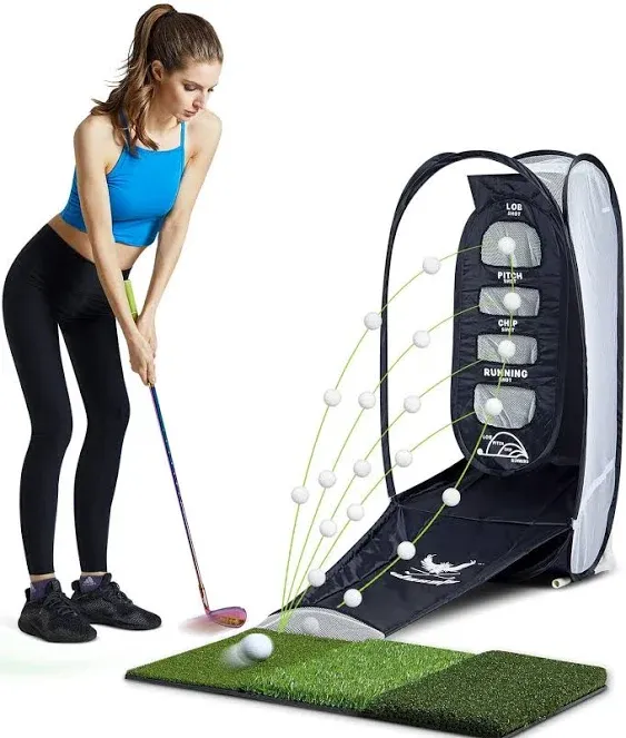 Golf Practice Net Foldable Golf Training Hitting Net