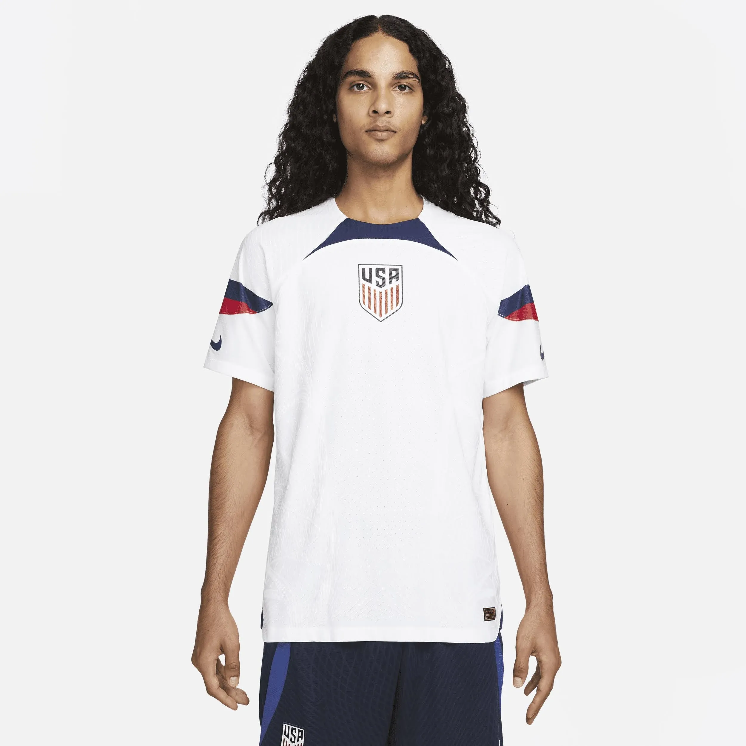 Men's Nike White USMNT 2022/23 Home Vapor Match Authentic Blank Jersey