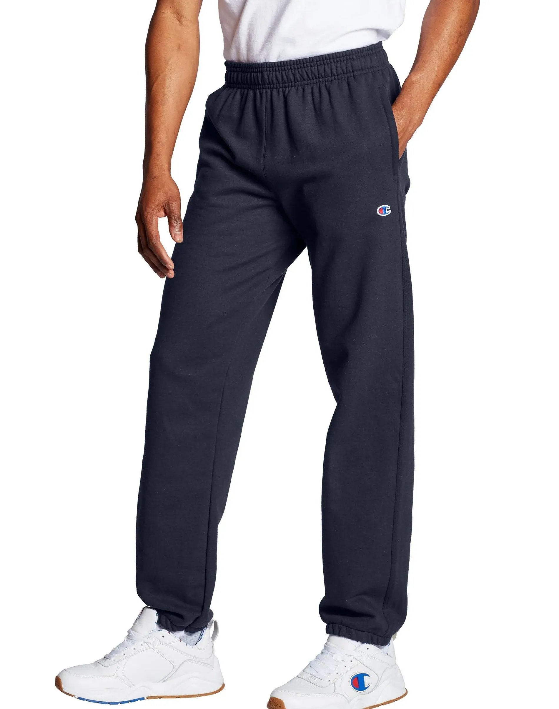 Champion Men's Sweatpants, Powerblend, Relaxed Bottom Pants for Men (Reg. or Big & Tall)