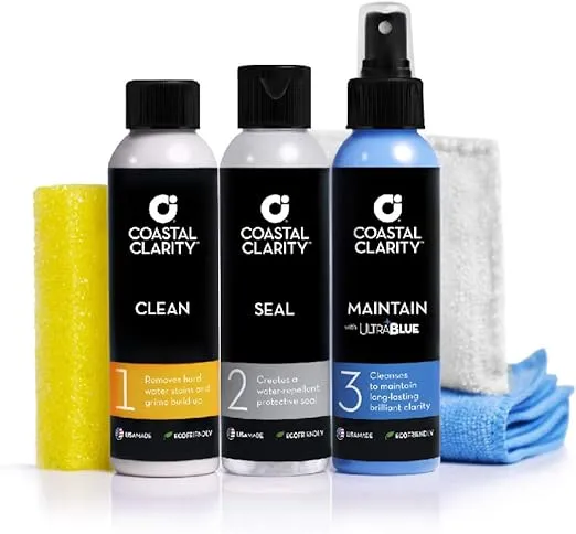 Coastal Clarity Shower Door Restoration Kit | NEW |