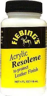 Fiebing's Acrylic Resolene, 4 oz. - Protects Leather Finish