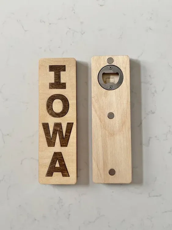 IOWA Magnetic Bottle Opener