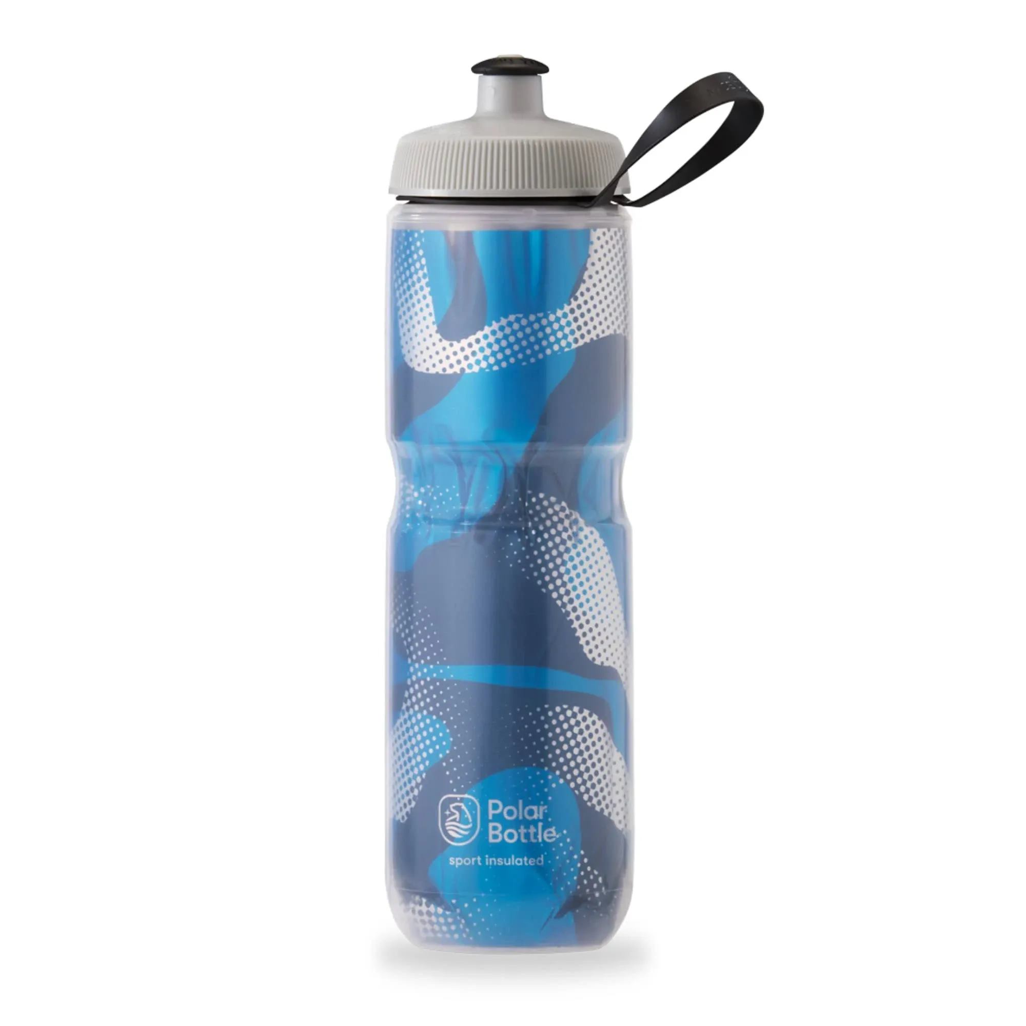 Polar Bottle Sport Insulated Water Bottle - Leak Proof Water Bottles Keep Water Cooler 2X Longer Than a Regular Reusable Water Bottle -BPA-Free, Sport & Bike Squeeze Bottle with Handle