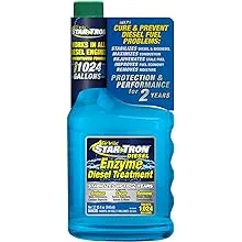 Star Tron Super Concentrated Diesel Formula - Enzyme Fuel Treatment for Enhanced Engine Performance - 1 Oz Treats 32 Gallons - Stabilize & Rejuvenate Diesel, Biodiesel & All Regular Gasoline